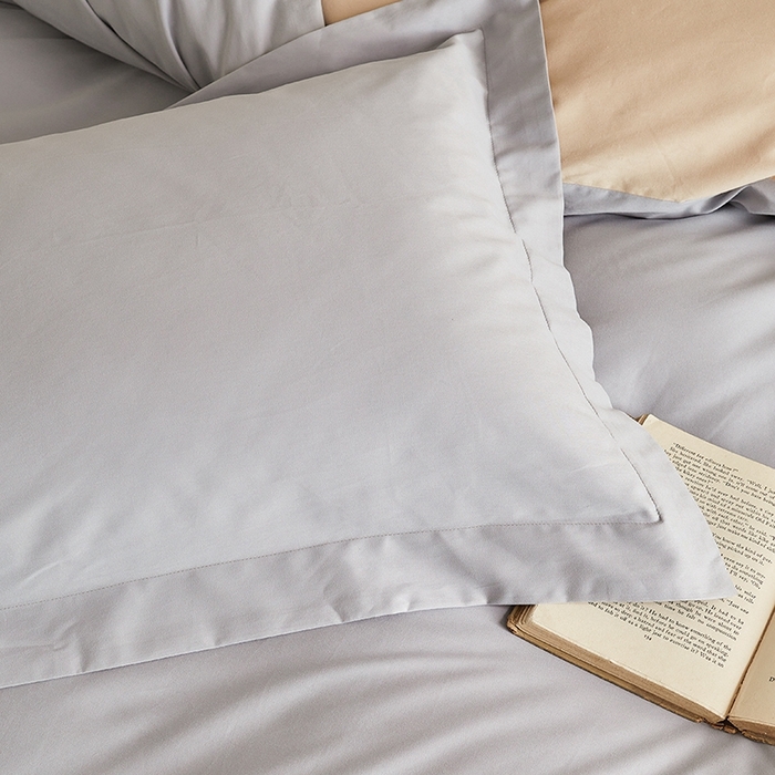 91家纺网 家纺一手货源 找家纺 秀色家纺 2025新款秋冬加厚保暖床上纯色四件套纯棉磨毛全棉床单被套三件套50支-瑞妮 瑞妮-松灰+奶油