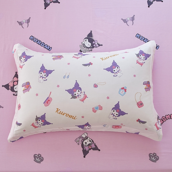 91家纺网 家纺一手货源 找家纺 蘭菲家纺 2024新款全棉小版卡通三丽鸥单被套 小臭美