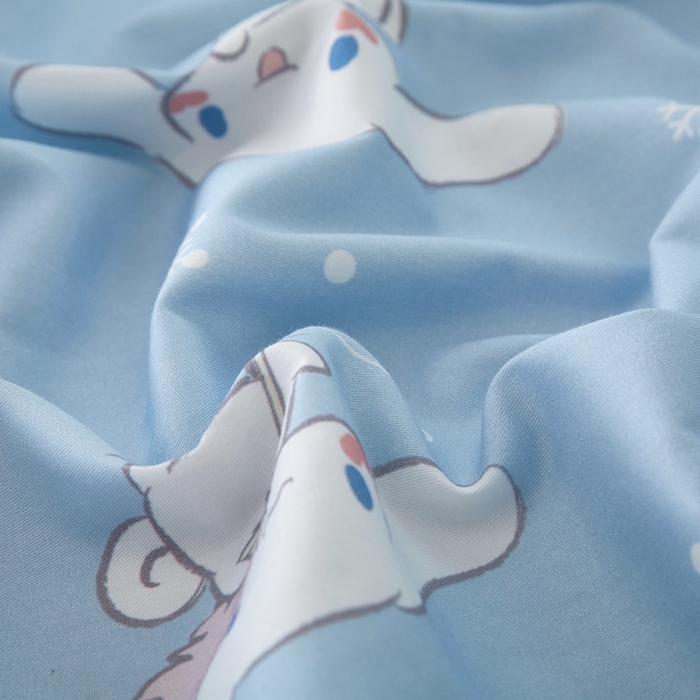 91家纺网 家纺一手货源 找家纺 蘭菲家纺 2024新款全棉小版卡通三丽鸥四件套 小雪儿