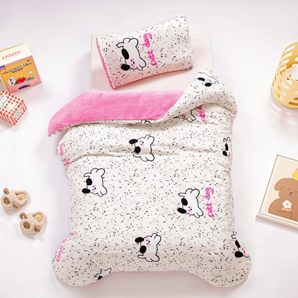 91家纺网 家纺一手货源 找家纺 （总）鱼宝 2024新款小版牛奶绒婴童套件