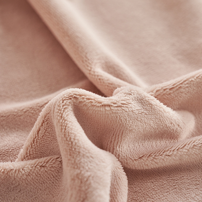 91家纺网 家纺一手货源 找家纺 千朵森 2024新款A类纯色牛奶绒单枕套-芙妮系列 芙妮-香草粉