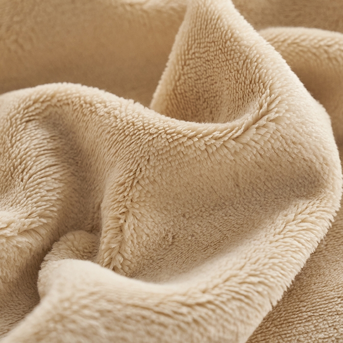 91家纺网 家纺一手货源 找家纺 千朵森 2024新款A类纯色牛奶绒单枕套-芙妮系列 芙妮-奶芋黄