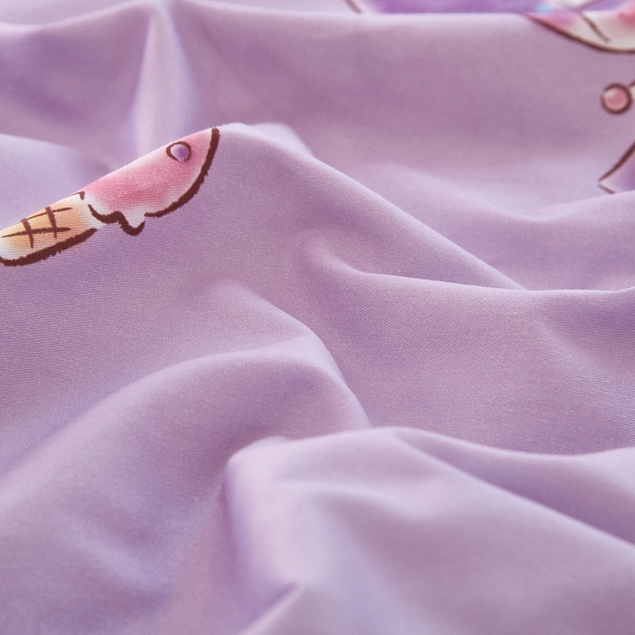 91家纺网 家纺一手货源 找家纺 蘭菲家纺 2024新款全棉小版卡通三丽鸥单被套 小甜筒