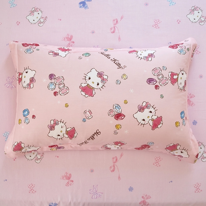 91家纺网 家纺一手货源 找家纺 蘭菲家纺 2024新款全棉小版卡通三丽鸥单被套 小甜心