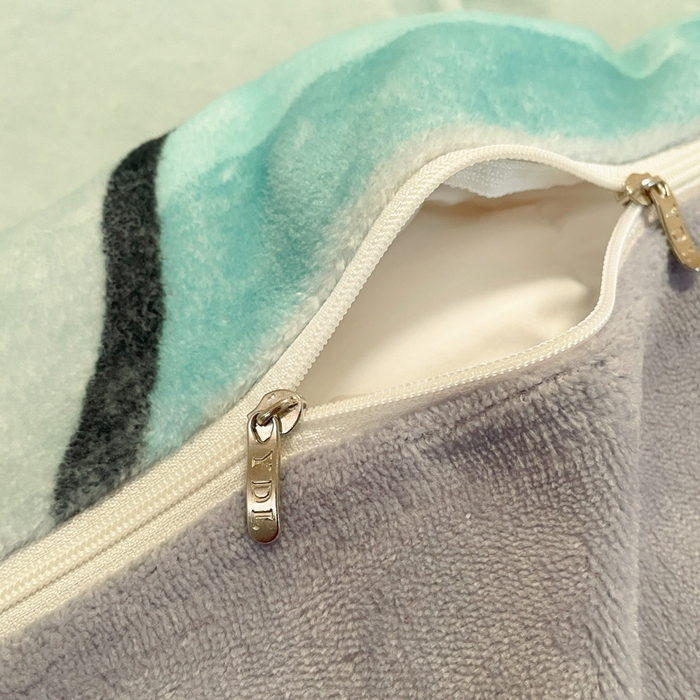 91家纺网 家纺一手货源 找家纺 新方向 2025新款全消光A类儿童牛奶绒四件套-太空行 太空行-绿