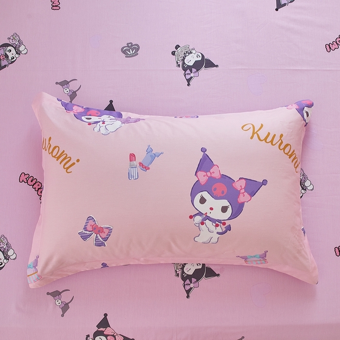 91家纺网 家纺一手货源 找家纺 蘭菲家纺 2024新款全棉小版卡通三丽鸥单被套 小甜酱.粉