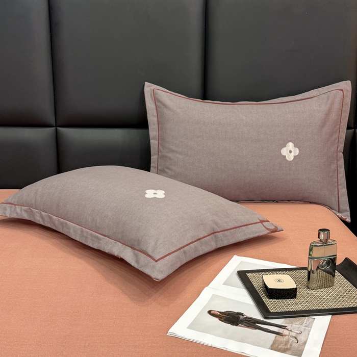 91家纺网 家纺一手货源 找家纺 优品阁 2024新款全棉磨毛四件套单品系列-单枕套迪诺之旅-灰