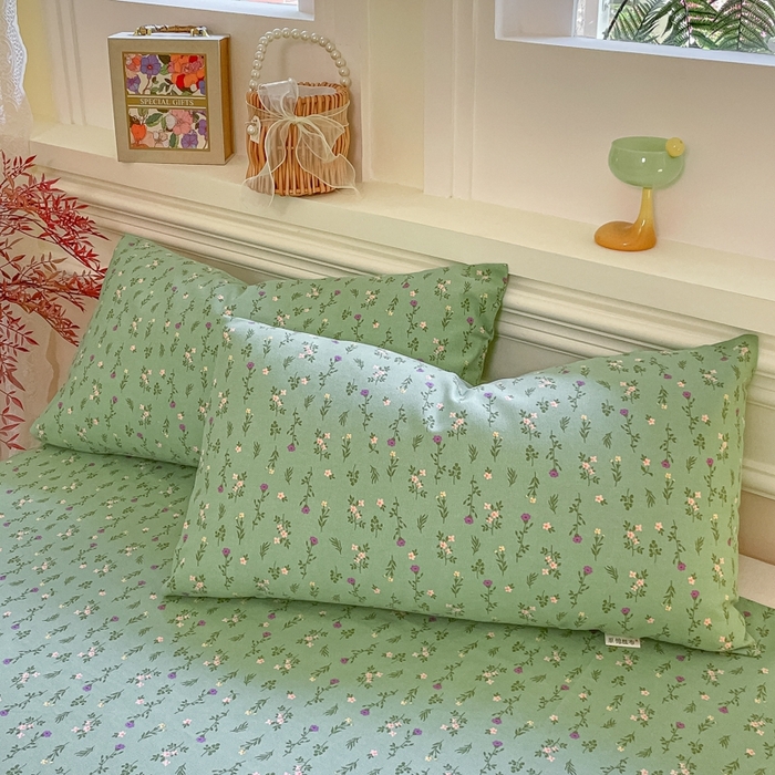 91家纺网 家纺一手货源 找家纺 义博家纺 2025新款全棉老粗布床单 初夏