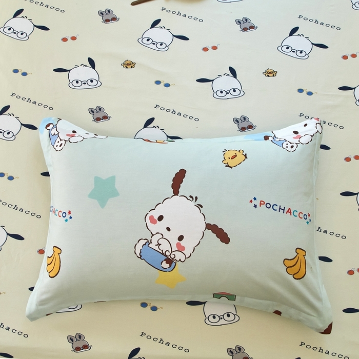 91家纺网 家纺一手货源 找家纺 蘭菲家纺 2024新款全棉小版卡通三丽鸥单被套 水果派