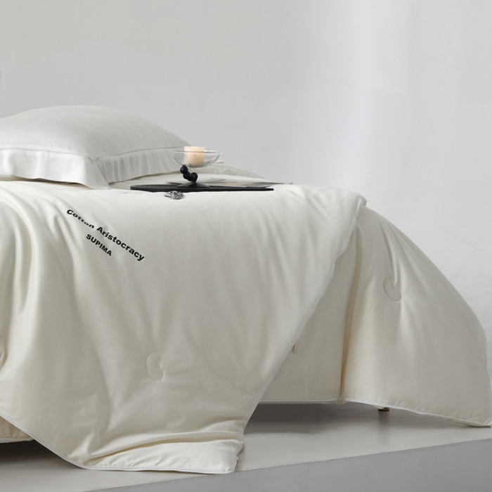 91家纺网 家纺一手货源 找家纺 A+爱家（纪梵茜）  2024新款长绒棉禾素抗菌被被子被芯子母被 长绒棉禾素子母被