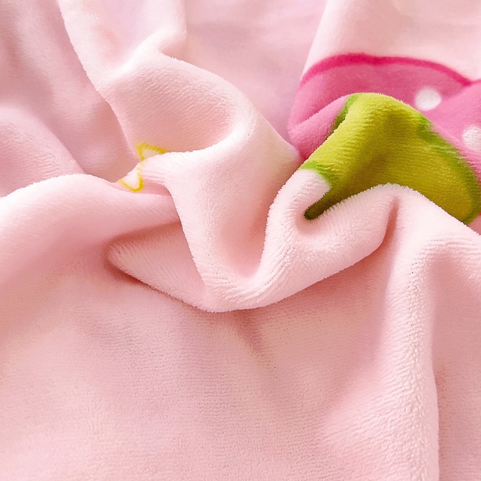 91家纺网 家纺一手货源 找家纺 鱼宝 2024新款牛奶绒可拆卸被套被芯 呆萌小熊