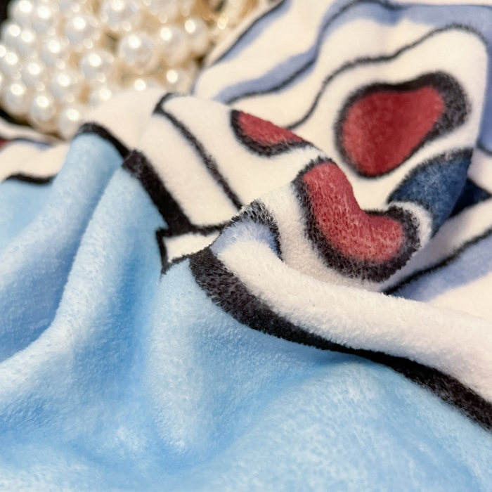 91家纺网 家纺一手货源 找家纺 新方向 2025新款全消光A类儿童牛奶绒四件套-太空行 太空行-蓝