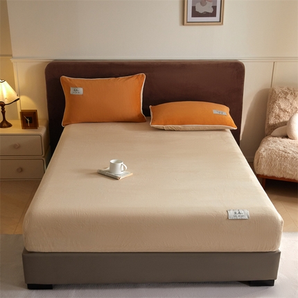 91家纺网 家纺一手货源 找家纺 （总）DC 2024新款B类双拼牛奶绒良品系列床笠