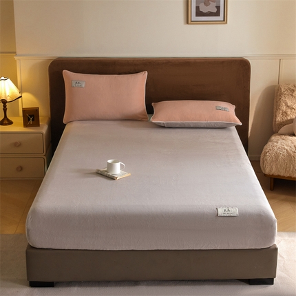 91家纺网 家纺一手货源 找家纺 （总）DC 2024新款B类双拼牛奶绒良品系列床笠