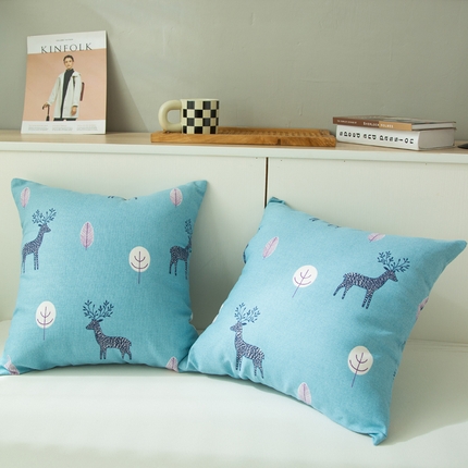 91家纺网 家纺一手货源 找家纺 （总）老粗布抱枕套 拉链可拆洗靠枕套 加厚沙发靠垫大号方抱枕套