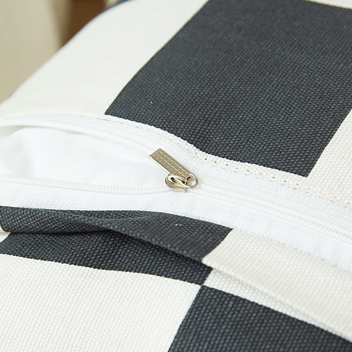 91家纺网 家纺一手货源 找家纺 （总）老粗布抱枕套 拉链可拆洗靠枕套 加厚沙发靠垫大号方抱枕套