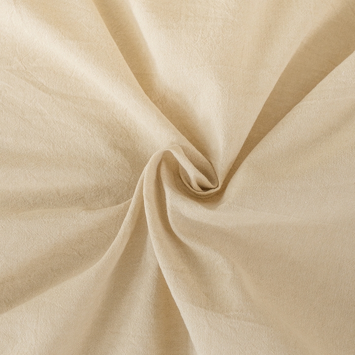 91家纺网 家纺一手货源 找家纺 呦呦南宋 纽扣款单被套A类纯棉  母婴级色织水洗棉 单件纯色被罩 无印风全棉单品被套 咖色