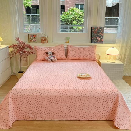 91家纺网 家纺一手货源 找家纺 （总）义博家纺 2025新款原棉老粗布床单凉席