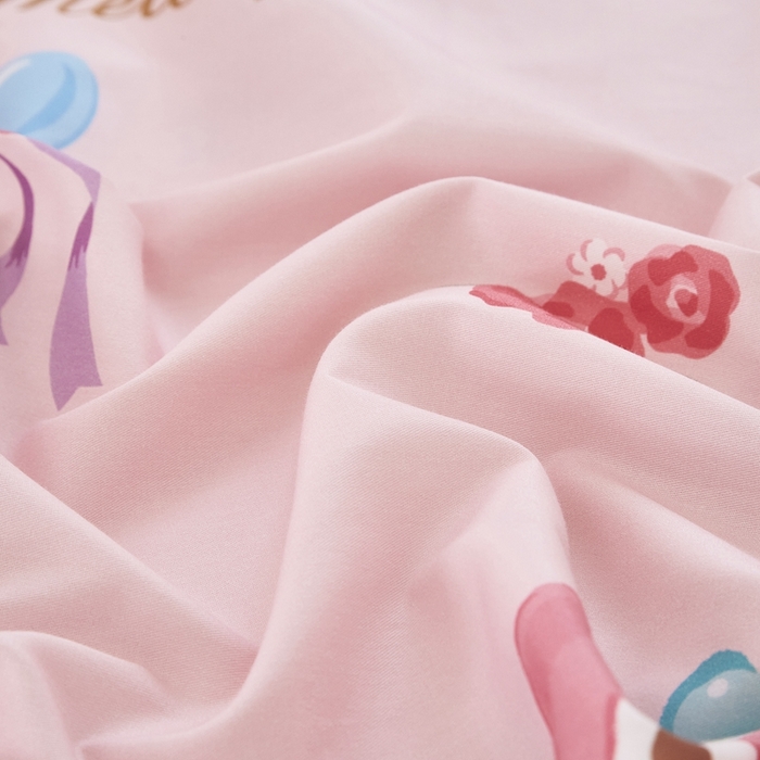 91家纺网 家纺一手货源 找家纺 蘭菲家纺 2024新款全棉小版卡通三丽鸥单被套 小美(圆）