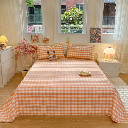 91家纺网 家纺一手货源 找家纺 （总）义博家纺 2025新款原棉老粗布床单凉席