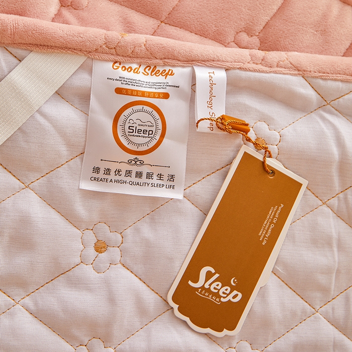 91家纺网 家纺一手货源 找家纺 罗艺轩 2024新款加厚宝宝绒夹棉床裙四件套-梦幻星辰 美人玉