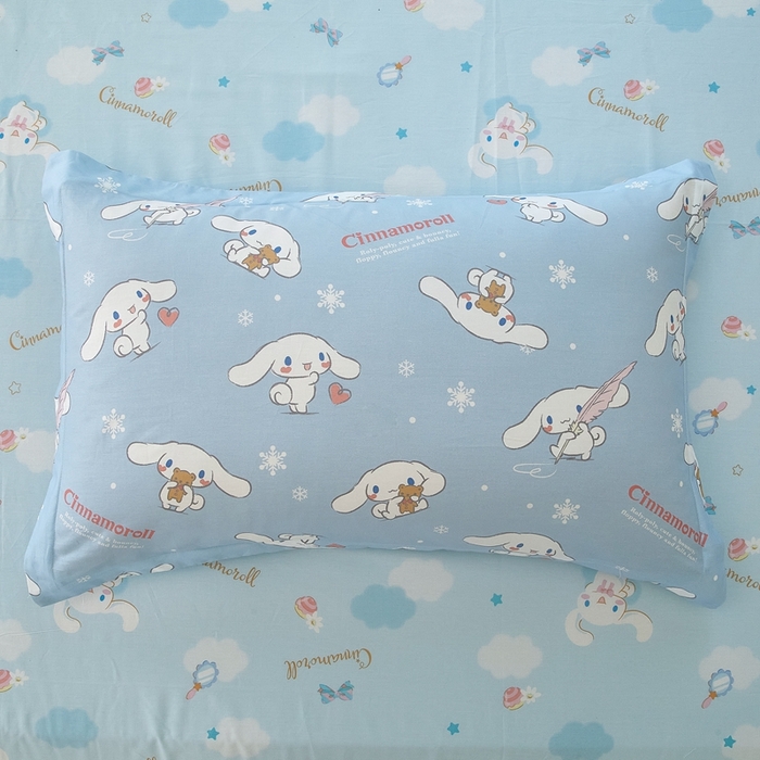 91家纺网 家纺一手货源 找家纺 蘭菲家纺 2024新款全棉小版卡通三丽鸥单被套 小雪儿