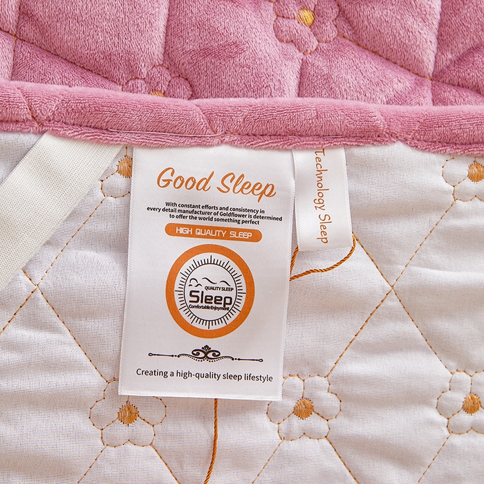 91家纺网 家纺一手货源 找家纺 罗艺轩 2024新款加厚宝宝绒夹棉床裙三件套-梦幻星辰 丁香紫