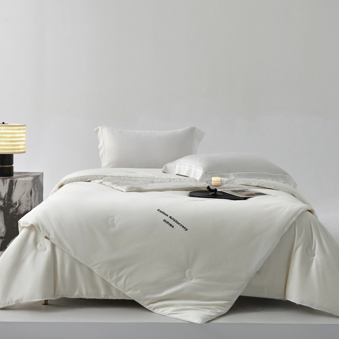 91家纺网 家纺一手货源 找家纺 A+爱家（纪梵茜）  2024新款长绒棉禾素抗菌被被子被芯子母被 长绒棉禾素子母被