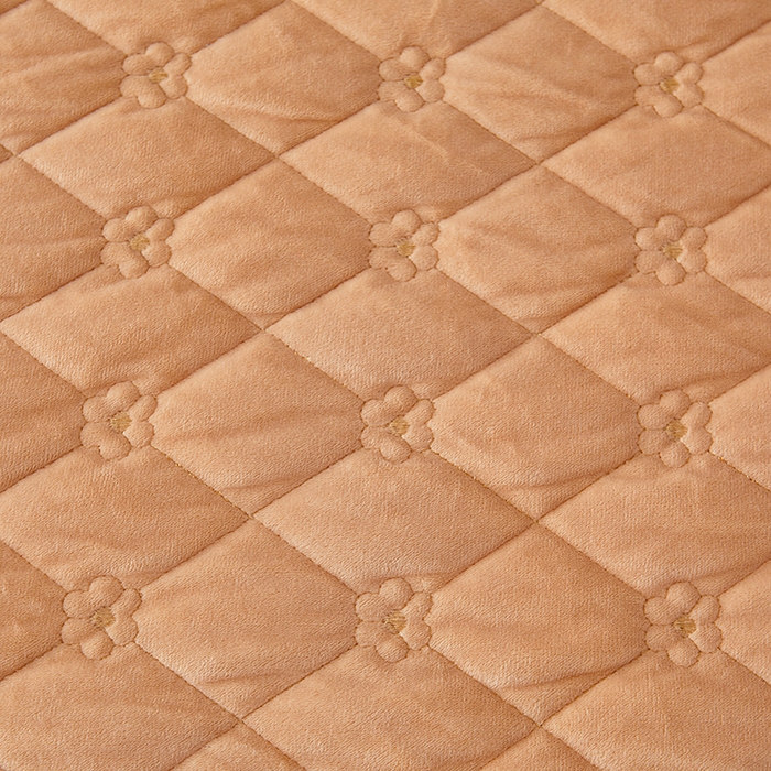 91家纺网 家纺一手货源 找家纺 罗艺轩 2024新款加厚宝宝绒夹棉床裙四件套-梦幻星辰 香槟金