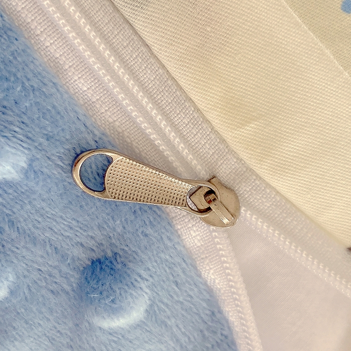 91家纺网 家纺一手货源 找家纺 金鑫汇家纺 2024新款棉加豆豆绒系列四件套 快乐萌兔