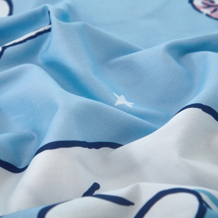 91家纺网 家纺一手货源 找家纺 蘭菲家纺 2024新款全棉小版卡通三丽鸥四件套 小团子