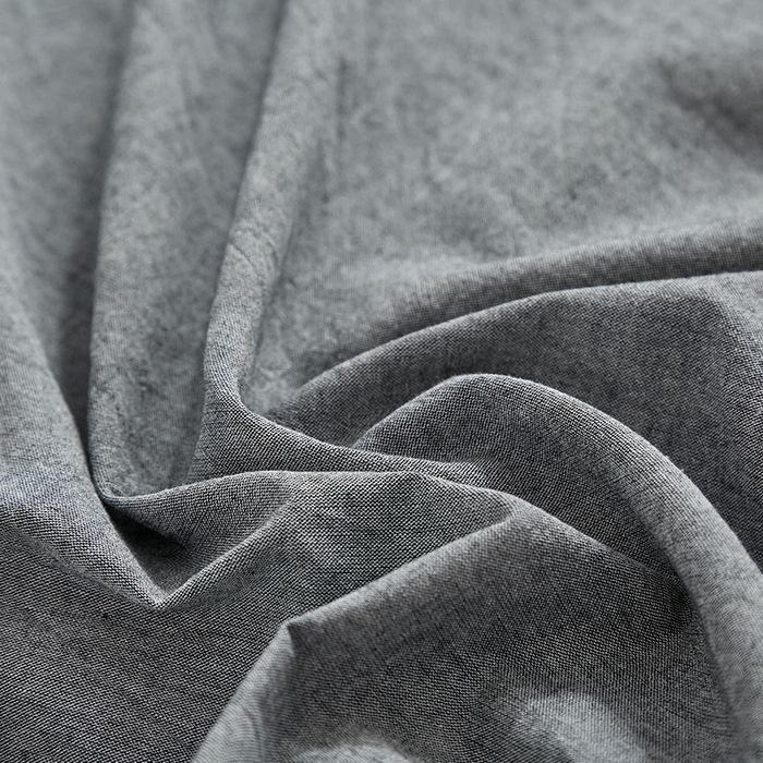 91家纺网 家纺一手货源 找家纺 呦呦南宋 纯棉简约款枕套 母婴级A类全棉色织水洗棉无印风单品一对装全棉枕头套 浅灰（简约款）