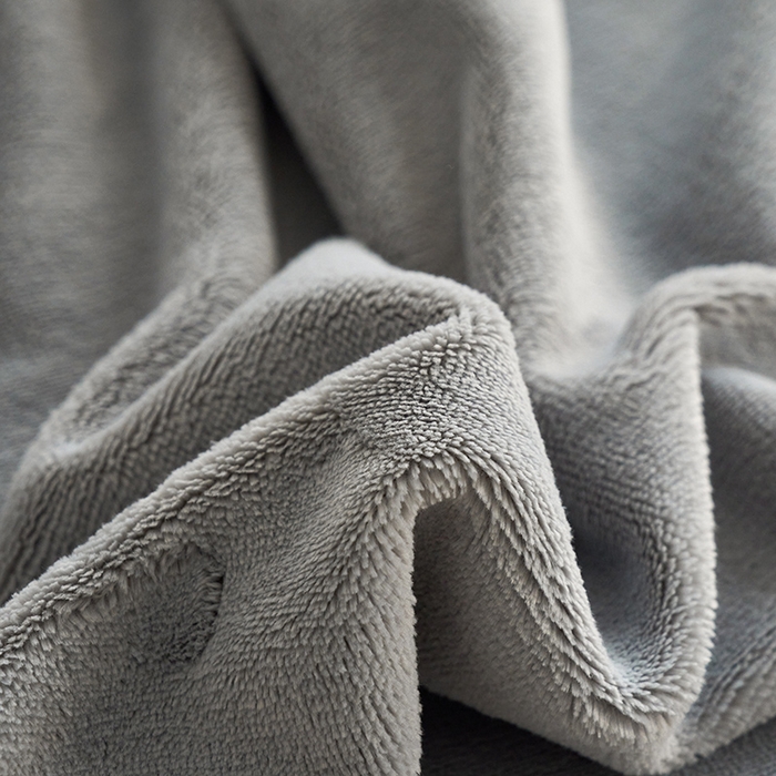 91家纺网 家纺一手货源 找家纺 千朵森 2024新款A类纯色牛奶绒单枕套-芙妮系列 芙妮-印月灰