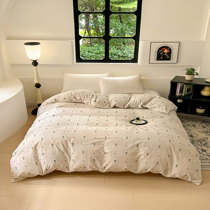 91家纺网 家纺一手货源 找家纺 田野 2024新款全棉磨毛单品 全A-幸运旋律