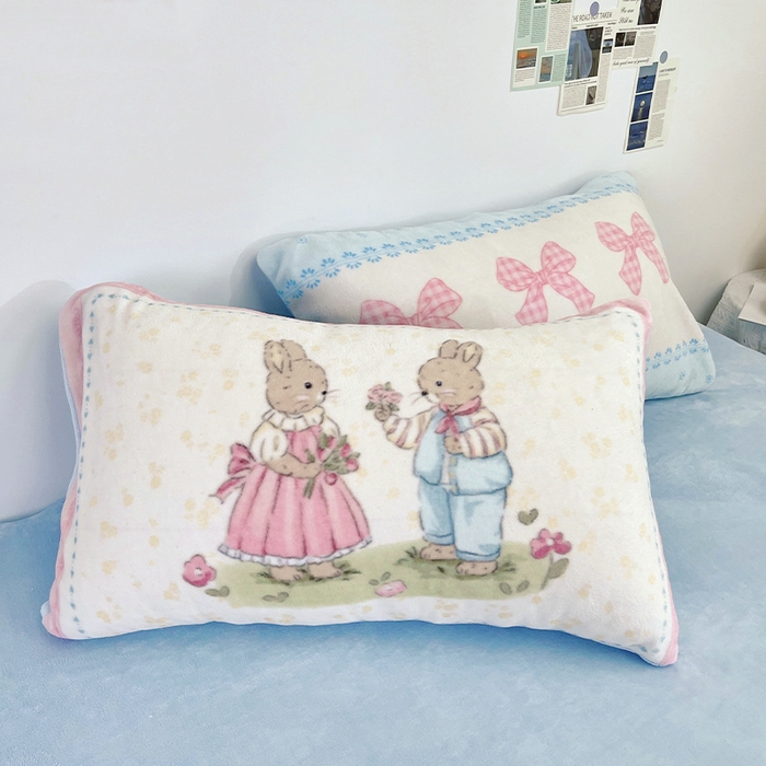 91家纺网 家纺一手货源 找家纺 （总）浩诚 2024新款ins风牛奶绒印花四件套