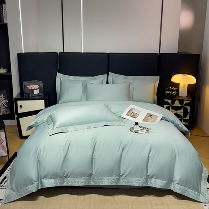 91家纺网 家纺一手货源 找家纺 梧桐家居 2024新款50双股100支罗意威系列四件套 罗意威-繁星兰