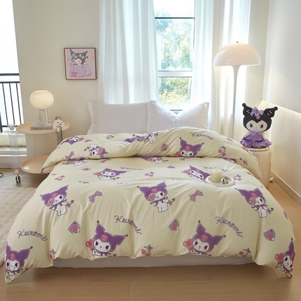 蘭菲家纺 2024新款全棉小版卡通三丽鸥单被套 棒棒糖