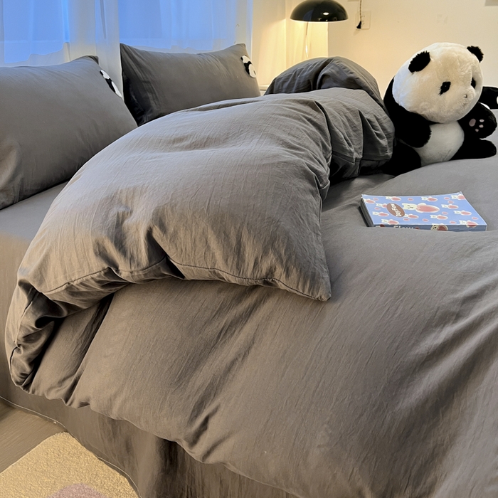 91家纺网 家纺一手货源 找家纺 （总）葡萄家 2024新款超柔水洗棉毛巾绣四件套