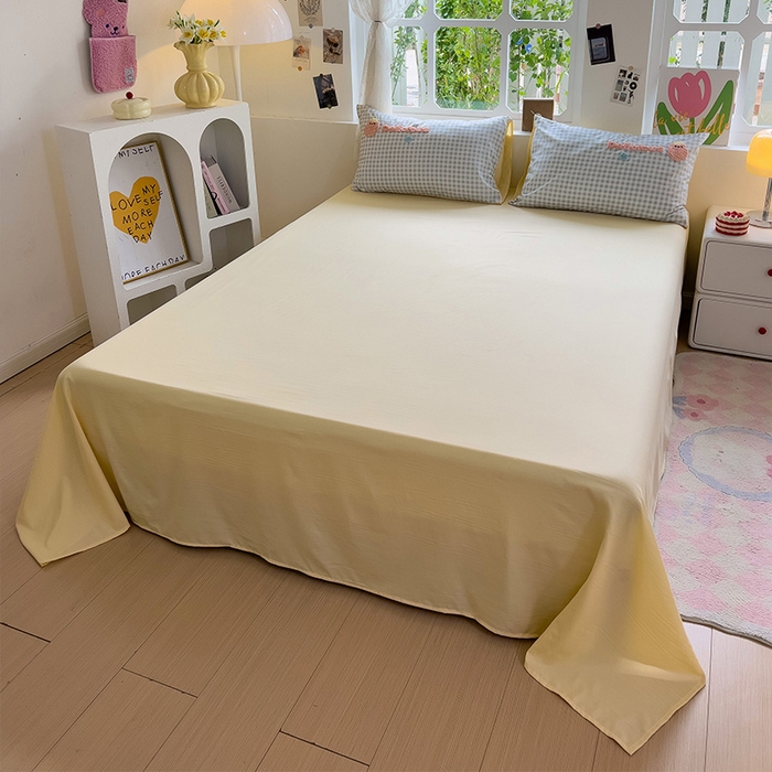 91家纺网 家纺一手货源 找家纺 眠帛家居 2024新款加厚磨毛水洗棉毛巾绣加印大版卡通四件套 甜甜圈