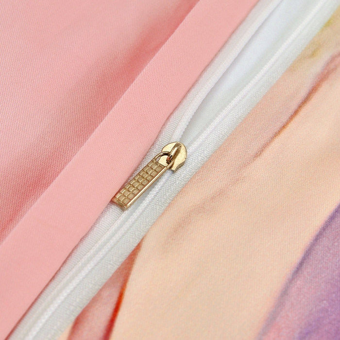 91家纺网 家纺一手货源 找家纺 浩诚 2024新款女孩款全棉大版卡通四件套 快乐宝贝