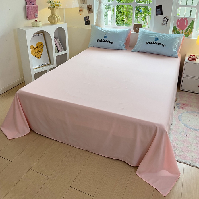 91家纺网 家纺一手货源 找家纺 眠帛家居 2024新款加厚磨毛水洗棉毛巾绣加印大版卡通四件套 花花