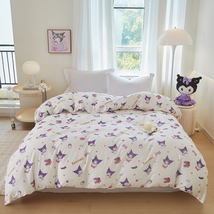 蘭菲家纺 2024新款全棉小版卡通三丽鸥单被套 小臭美