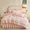 91家纺网 家纺一手货源 找家纺 （总）宜凡家纺 2024新款牛奶绒雕花绒床裙四件套