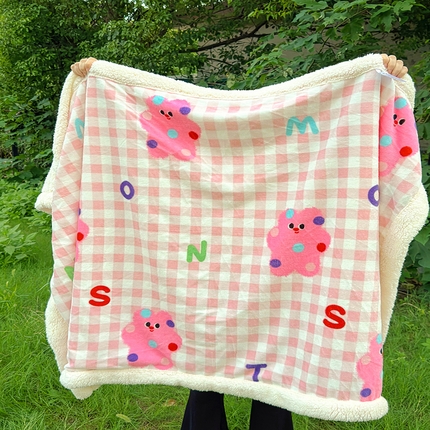 91家纺网 家纺一手货源 找家纺 （总）百寐 2024新款多功能牛奶绒+羊羔绒毛毯