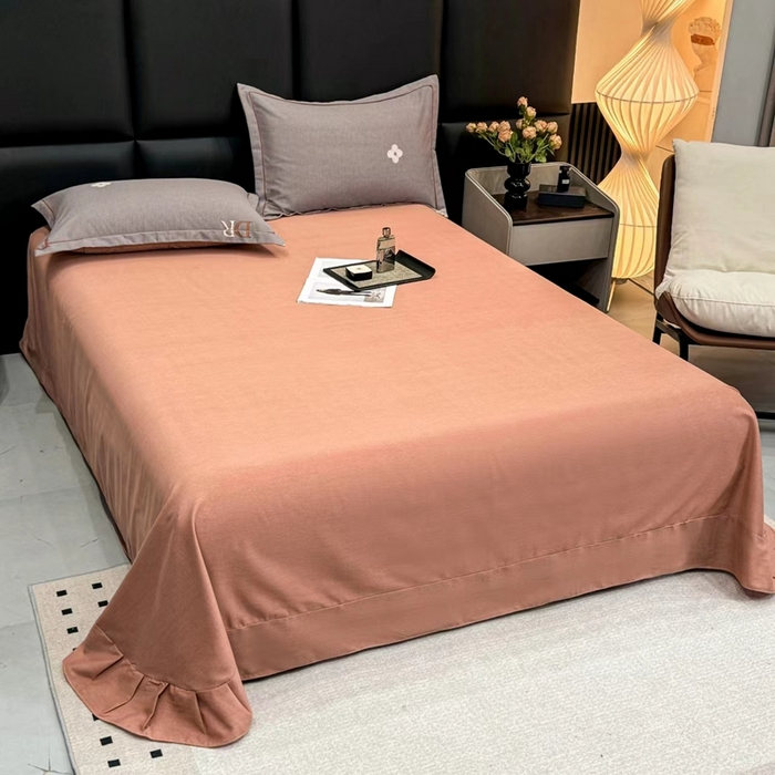 91家纺网 家纺一手货源 找家纺 优品阁 2024新款亲肤舒适全棉磨毛四件套学生三件套系列 迪诺之旅-灰