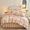 91家纺网 家纺一手货源 找家纺 （总）宜凡家纺 2024新款牛奶绒雕花绒床裙四件套