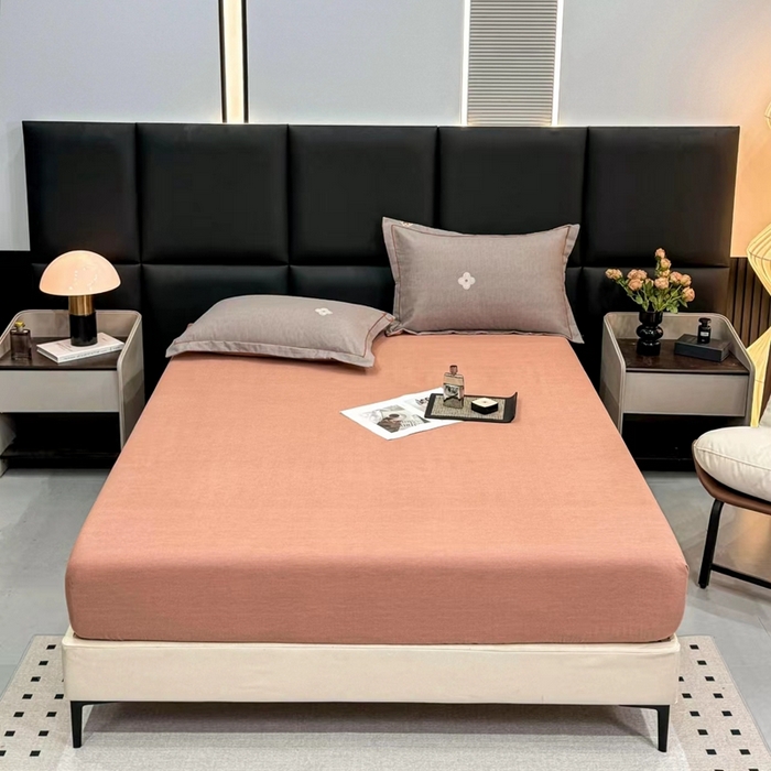 91家纺网 家纺一手货源 找家纺 优品阁 2024新款全棉磨毛四件套单品系列-单床笠迪诺之旅-灰