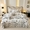 91家纺网 家纺一手货源 找家纺 （总）宜凡家纺 2024新款牛奶绒印花夹棉花边床盖四件套