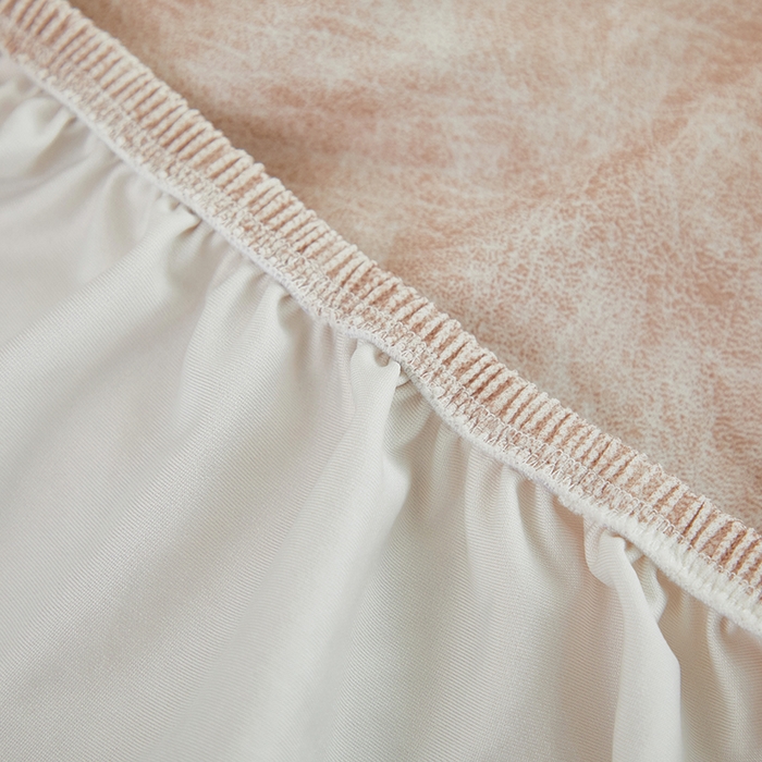 91家纺网 家纺一手货源 找家纺 共鸣沙发套 2024新款纳米科技布系列床头罩 科技布-米驼