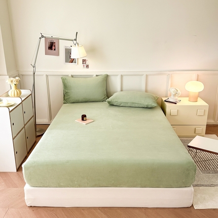 91家纺网 家纺一手货源 找家纺 （总）简宜家居（朝初家纺） 2025新款200克牛奶绒A版床笠